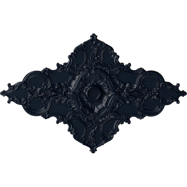 Ekena Millwork Melchor Diamond Medallion (Canopies up to 4"), 67 1/4"W x 43 3/8"H x 4"ID x 2"P, Midnight Dream CM70X43MLMDF - main